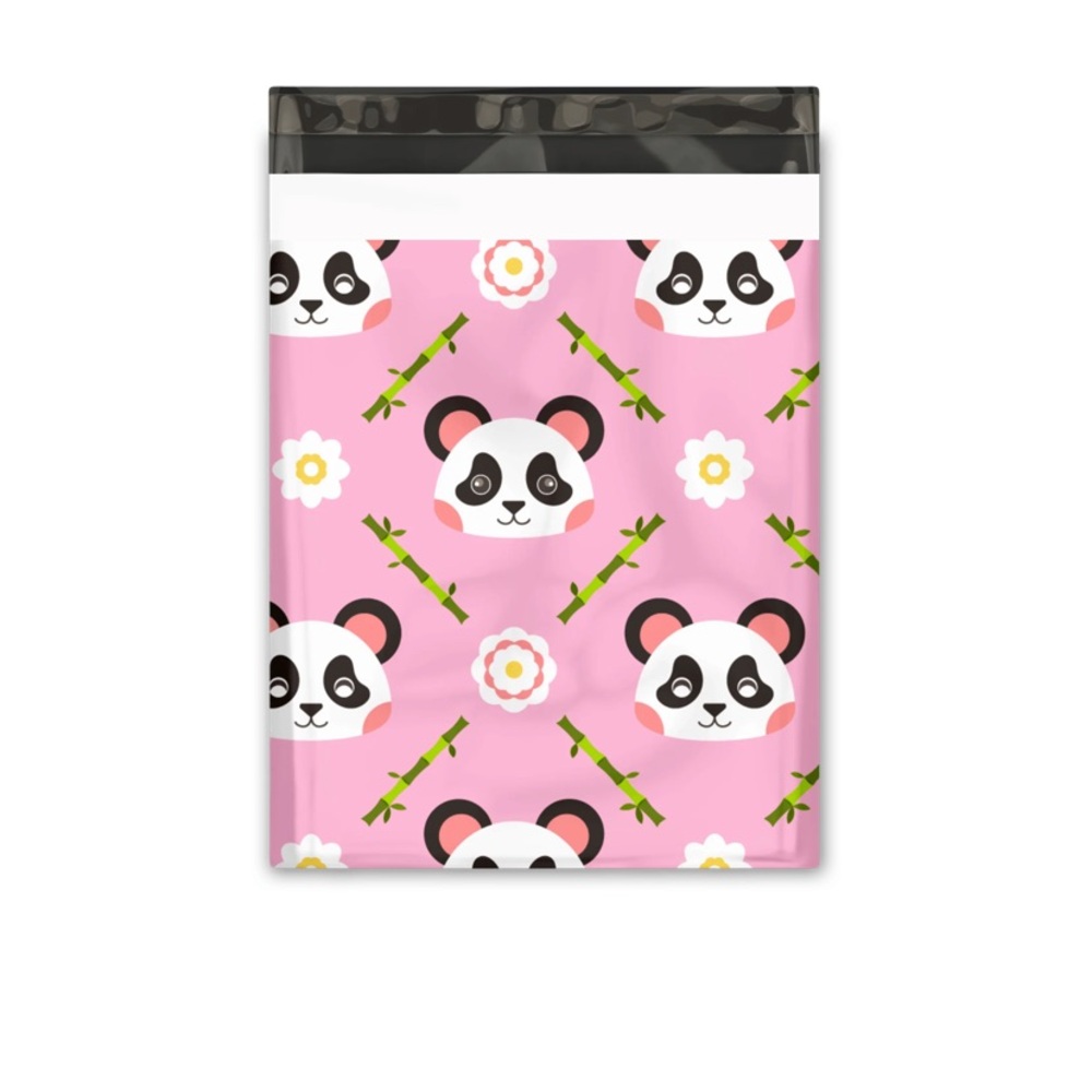 *Buy Now* 50 10 X 13 Panda Pattern Poly Mailers - Picture 2 of 2